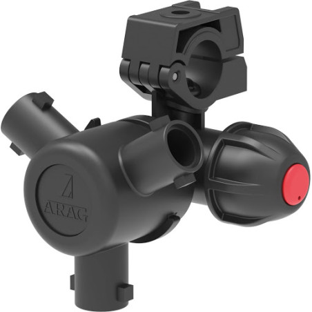Korpus rozpylacza Arag 406425A7 Compact Jet 3-krotny do rury 25 z przyłączem 10mm