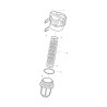 Filtr Liniowy T2 Inox 50mesh Wkład Niebieski