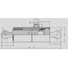 Siłownik, cylinder teleskopowy HL-60 CTS169-1860/2/500 2 stopniowy Di Natale-Bertelli