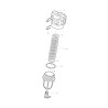 Filtr Liniowy T2 Inox 50mesh Wkład Niebieski