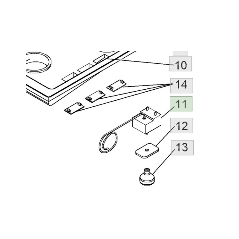ER047912 John Deere Termostat klimatyzacji