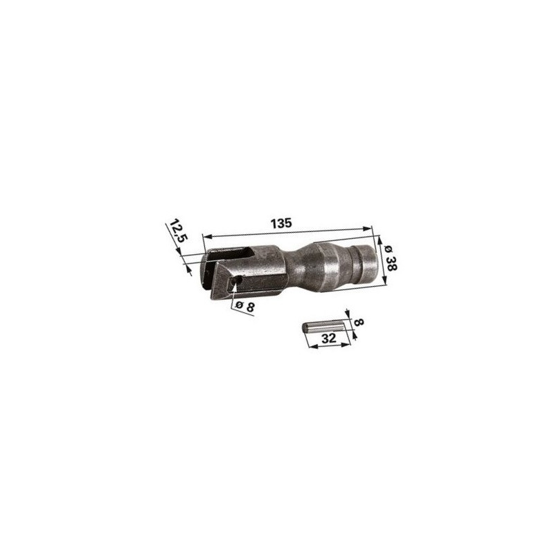 Sworzeń sprzęgła 38 mm HS15053KU87 Sauermann 8716106954711