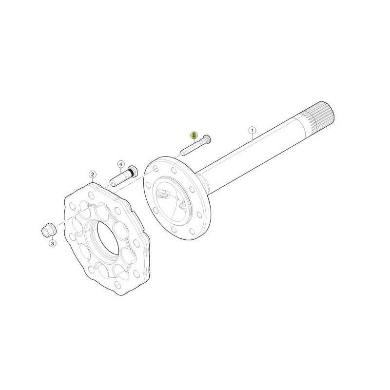 Śruba koła 0011512051 Claas 0011512051