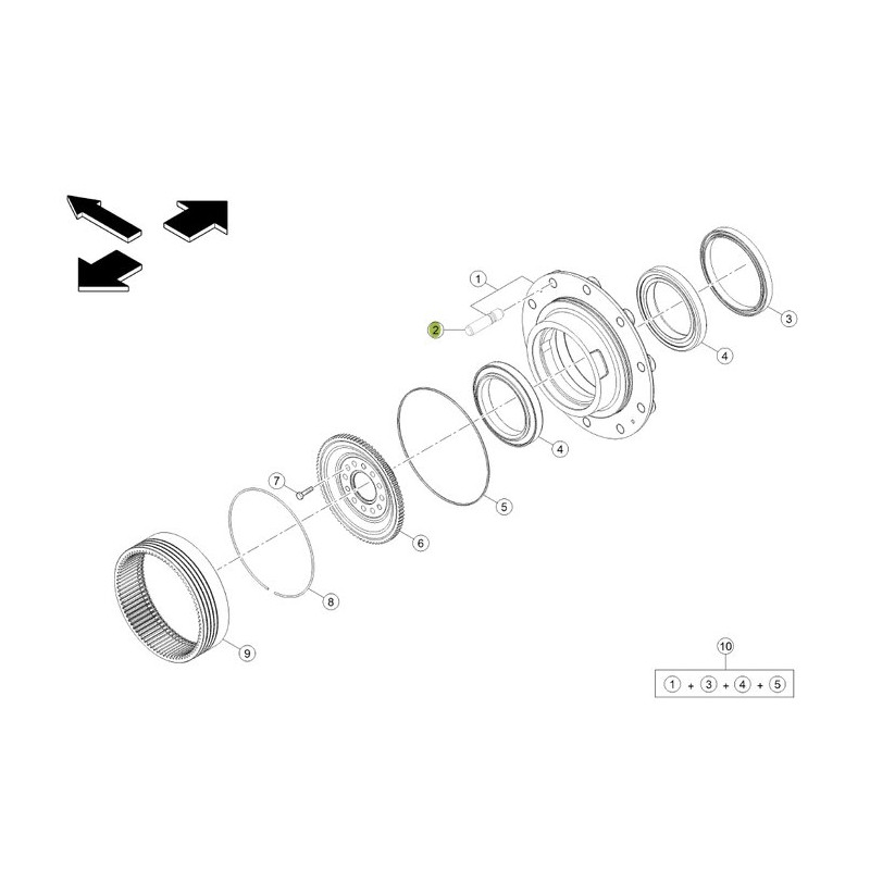 Śruba koła 0011558630 Claas 0011558630