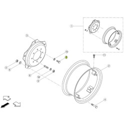 Śruba koła 0016014390 Claas 0016014390