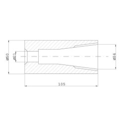 Tuleja zęba 50x110mm 21/35 5193FT1008