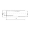 Tuleja zęba 57x145mm 33/43 5193FT1005 Kramp 8716106620944