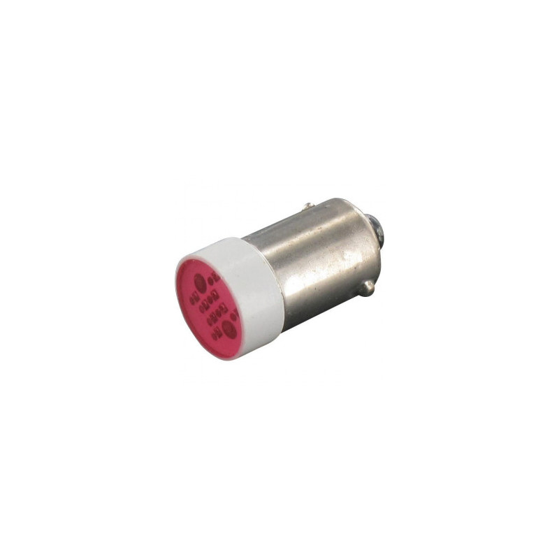 Żarówka LED BA9S, 24V czerwona Lampa LED, BA9S
