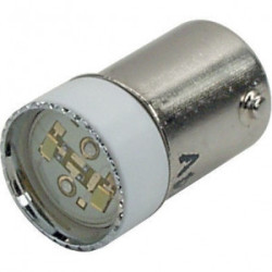 Żarówka LED BA9S, 12V czerwona Lampa LED, BA9S