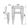 Schumacher-Bagnet 10702.01 skrajny, 12 mm, NH