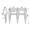 Schumacher-Bagnet 16503.01 12 mm, czarny