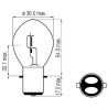 Żarówka 12V 45/40W BA20d Żarówki KRAMP
