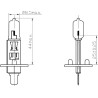 Żarówka H1 24V 70W Żarówki KRAMP