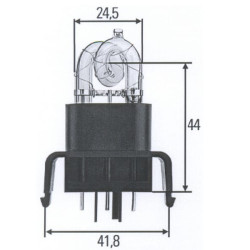 Żarówka lampy błyskowej Żarówka lampy błyskowej Hella 4082300185867