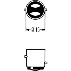 Żarówka 12V 21/5W BAY15d Żarówka BAY15d Philips 8711500481597