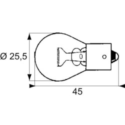 Żarówka P21W 12V Żarówki BA15s Philips 8711500055491