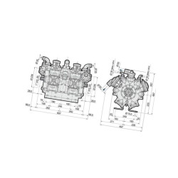 AR 500 bp Twin AP C/C BlueFle 16275AR Annovi Reverberi 6289-16275AR