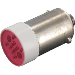 Żarówka LED BA9S, 24V czerwona Lampa LED, BA9S New-Elfin 8052878000639