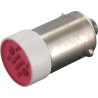 Żarówka LED BA9S, 24V czerwona Lampa LED, BA9S New-Elfin 8052878000639