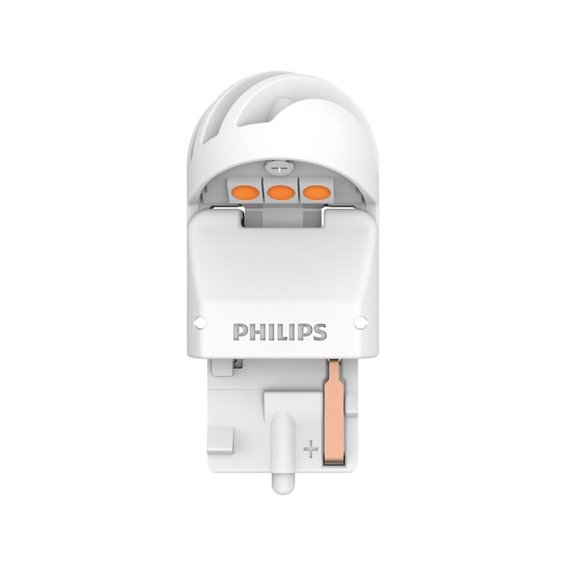 Żarówka W3x16d LED 12/24V (2 szt.) pomarańczowa Philips X-treme Ultinon gen2 + CANbus
