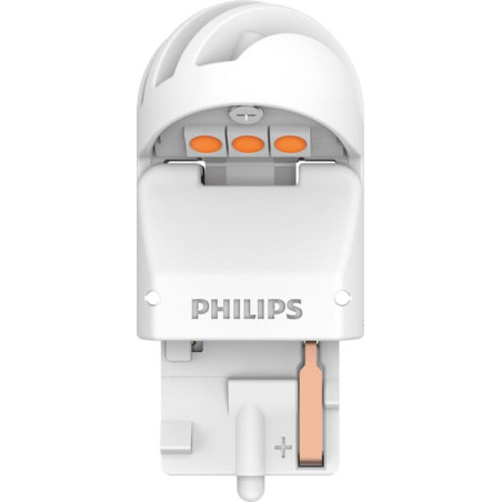 Żarówka W3x16d LED 12/24V (2 szt.) pomarańczowa Philips X-treme Ultinon gen2 + CANbus