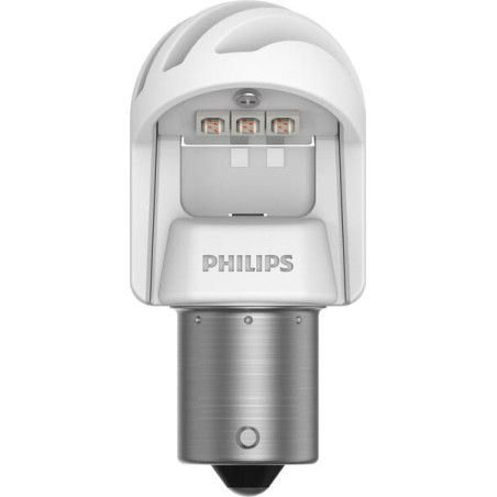 Żarówka LED P21W 12V/24V 21W BA15s czerwona Philips Żarówki LED Philips P21W BA15s (BRAK NORMY ECE)