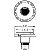 Żarówka 24V 55/50W P45t Żarówka P45t Philips 8711500400871