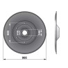VGET049K0 Talerz ślizgowy 995 mm Kverneland Vicon 9000000490017