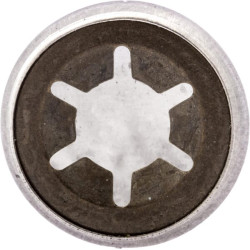 Pierścień zabezpieczający z łbem soczewkowym 5x1.5 mm Starlock A2