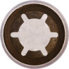 Pierścień zabezpieczający z łbem soczewkowym 15x mm Starlock A2