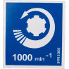 Kuhn Naklejka 1000 Min-1 Le. Kuhn 09915200