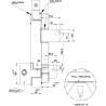 Ładowacz czołowy - Trójpunktowy adapter trójnik do normy Euro Kramp 8719607166935