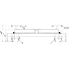 Ładowacz czołowy - Trójpunktowy adapter trójnik do normy Euro Kramp 8719607166935