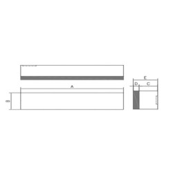 Zabezpieczenie łyżki przed ścieraniem Chocky 150x50x50 mm standardowe
