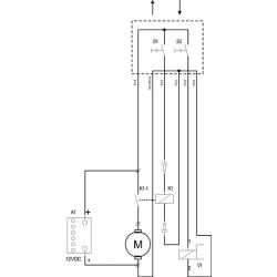 Ładowacz czołowy - Sterownik elektryczny DC kpl. 4 m New-Elfin 5193-COB81400