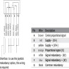 Ładowacz czołowy - Dźwignia pompy elektrycznej Walvoil 5193-MDN142