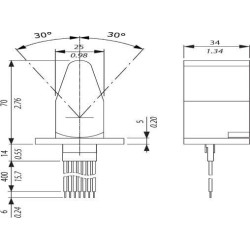Ładowacz czołowy - Dźwignia pompy elektrycznej Walvoil 5193-MDN142