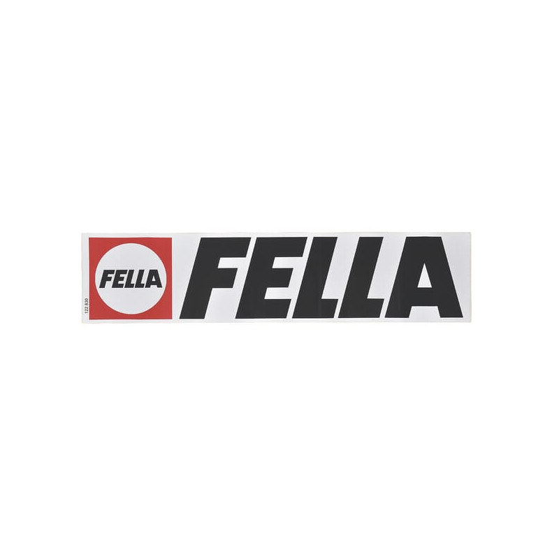 Kosiarka Fella - Naklejka FELLA 120x510