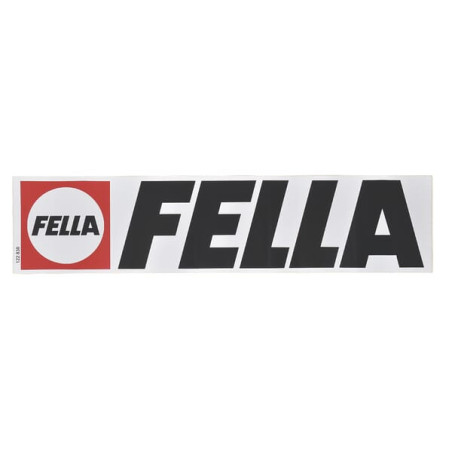 Kosiarka Fella - Naklejka FELLA 120x510
