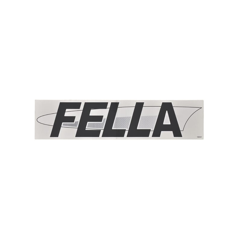 Kosiarka Fella - Naklejka FELLA 110x470 lewa strona