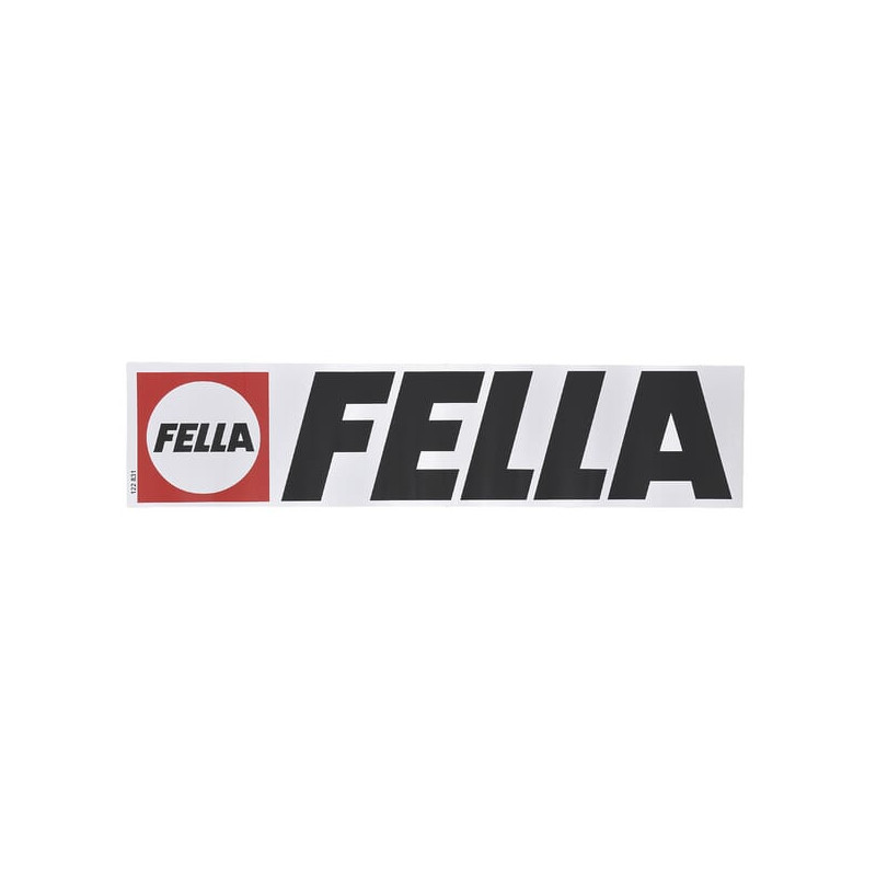 Kosiarka Fella - Naklejka FELLA