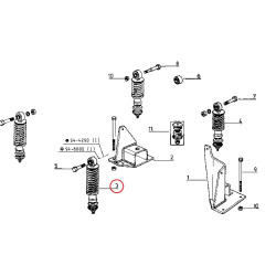 AMORTYZATOR KABINY P/T (7700029799)