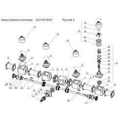 Koło zębate Z16 2244080340 Unia