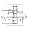 Piasta 24 B z litego aluminium