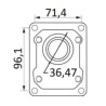 Sprzęgło elektromagnetyczne 12 V, rozm. 1 + 2