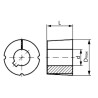 Tuleja Taper Lock 3020/40 mm, wpust 12mm Optibelt 8716106097005