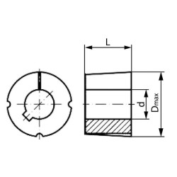 Tuleja Taper Lock 3535/85 mm, wpust 22mm Optibelt 8716106097456