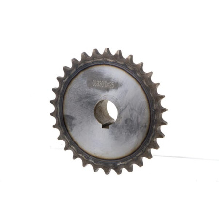 Koło łańcuchowe 30 zębów 08B-1(1/2"x5/16") otwór 25 mm Kramp 8719607032605