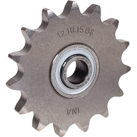 Koło napinacza łańcucha 12B-3/4"x7/16", Z15, otwór 16,2 INA/FAG 4012802789843