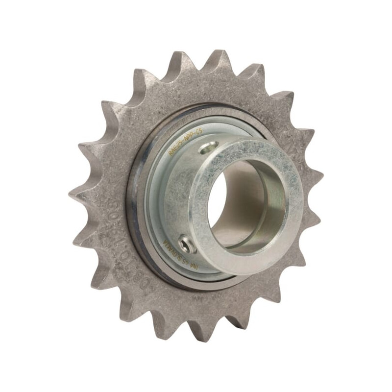 Koło napinacza łańcucha 08B-1/2"x5/16", Z19, otwór 25,0 INA/FAG 4012802789539